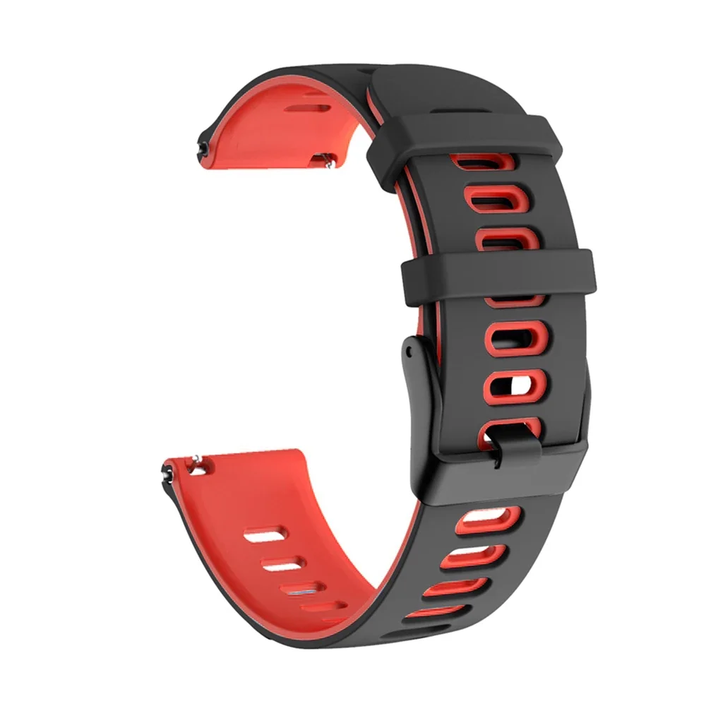 Silikone 20mm rem til amazfit gtr 47 42 mm, gtr 22mm 3 sport armbånd til amazfit gts 4 3 2e 2 mini urrem til amazfit bip: Hvid sort / 20mm