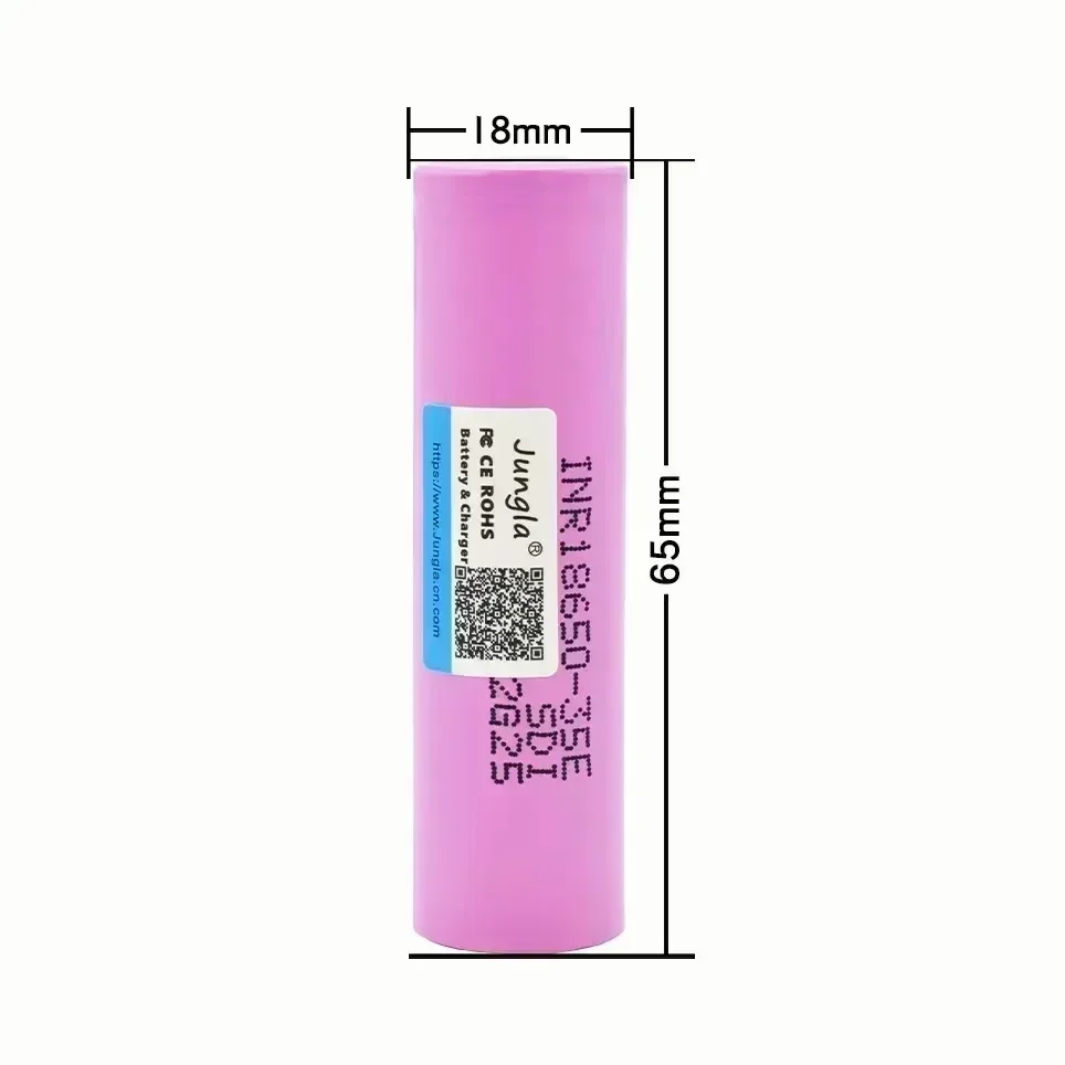 18650 superventas 100% Original 18650 3,7 V Li-Ion 3500MAH 25A descarga INR 35E destornillador linterna batería recargable