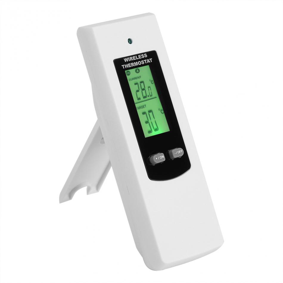 Digital Wireless Thermostat Room Temperature Controller Heating and Cooling function with Remote Control + LCD backlight