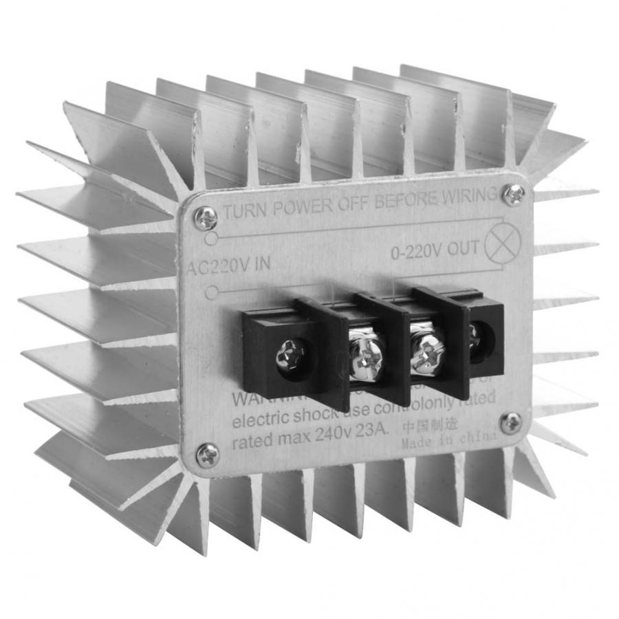 AC 220V 5000W Thyristor Speed Controller Motor Control Regulation Module Adjustable Power Controller Regulator for Temperature