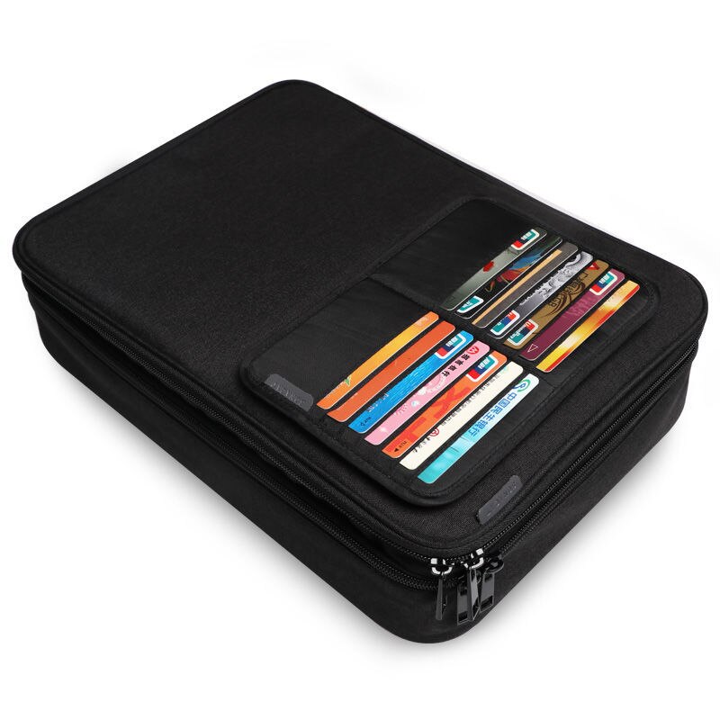 Multi-layer Document Tickets Opbergtas Grote Capaciteit Bestand Organizer Case Home Reizen Paspoort Regelen Aktetas Accessoires