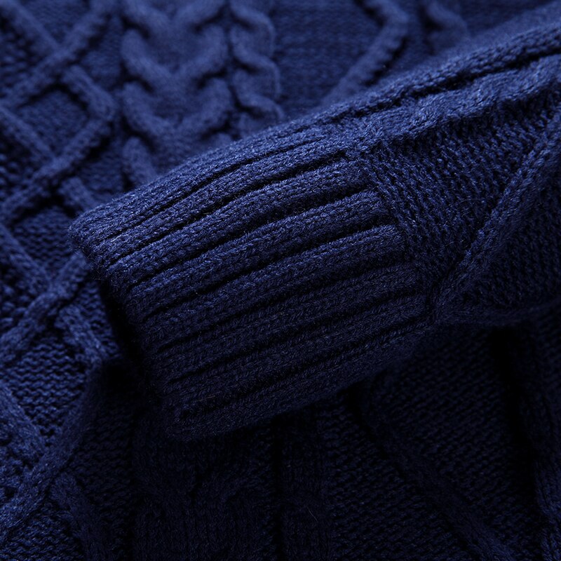 Casual vintergensere herre ensfarget rund hals slim fit elastisk strikket genser herre genser herre varm genser homme