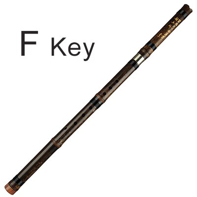 Key G F Brown Vertical Bamboo Flute Separable Traditional Chinese Musical Instruments Woodwind Instrument Xiao Flute: F key Xiao