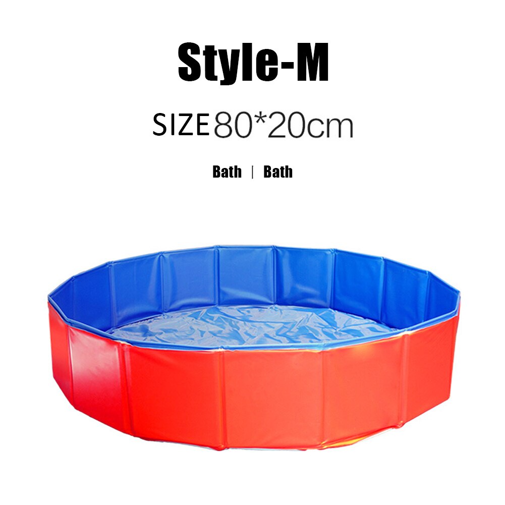 Foldable Dog Pet Bath Pool Collapsible Bathing Tub Shower Tub Water Pond Kiddie Pool for Dogs Cats Kids: Dark Brown
