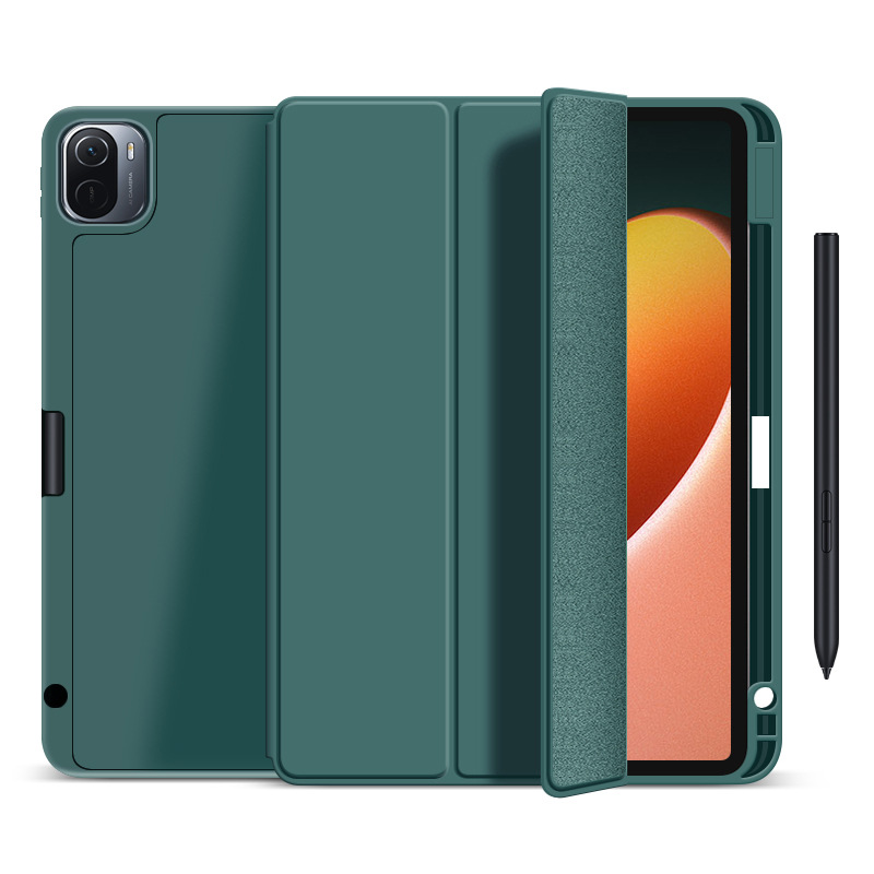 Funda para Xiomi Mi Pad 5 para Xiaomi Mipad 5 Pro Funda inteligente de silicona para Funda Xiaomi Pad 5 Redmi Pad con Funda con portalápices: 3 / Azul