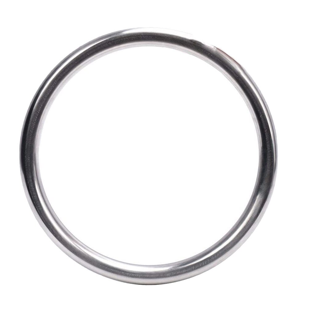 1Pc Wing Chun Ring Fitness Stainless Steel Training Wing Chun Ring (Silver)