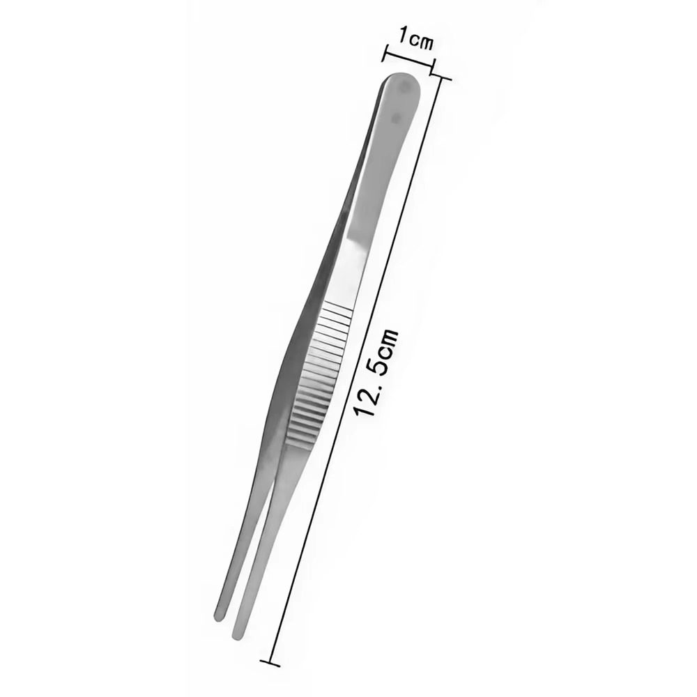 Pinzas para alimentos de acero inoxidable JJYY 304, pinzas antideslizantes para barbacoa con mango largo, pinzas para carne, herramientas de cocina, accesorios de cocina: Grey