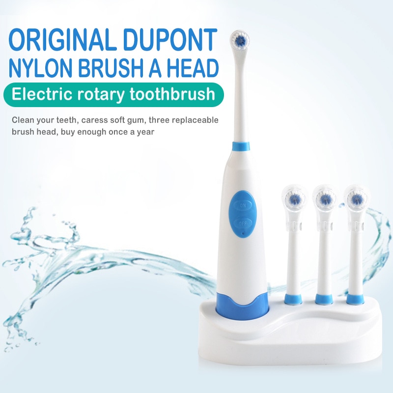 1Set Sonic Scrubber Electric Tooth Cleaning Brush Ultrasonic Dust Cleaner Whitening Waterproof Teeth Brush With Battery TSLM1