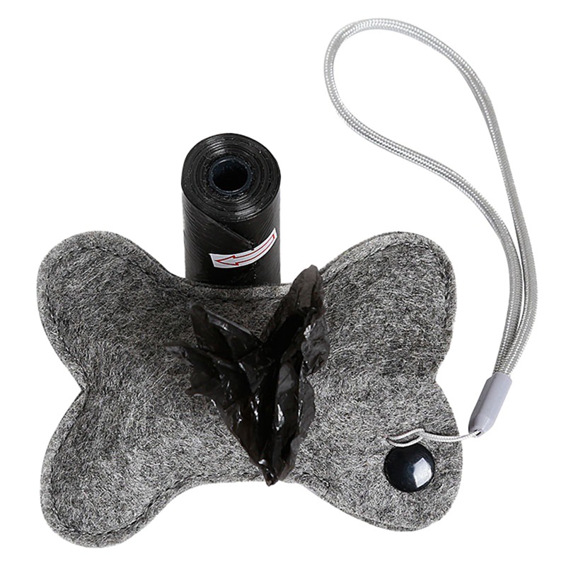 Pet Dog Poop Bag Dispenser Waste Garbage Bags Carrier Holder Dispenser Pet Dog Waste Poop Bag Dog Cleaning Products: H