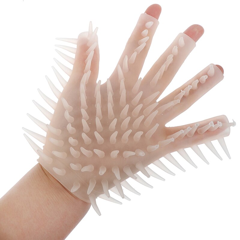 Spiky Glove Kids Adult Soft Stretchy Tactile Sensory Toy Autism ADHD