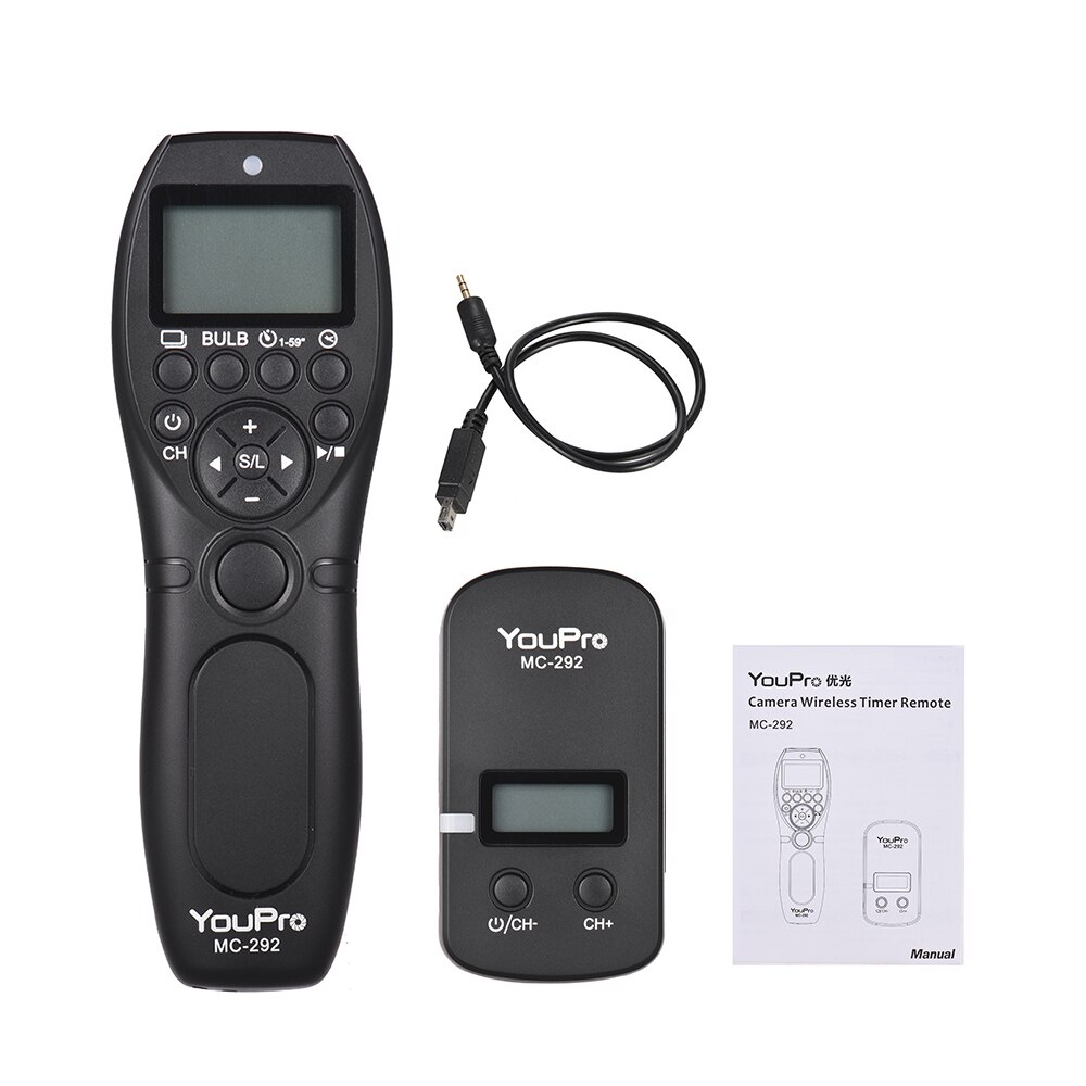 YouPro – télécommande sans fil DC2 2.4G LCD, minuterie, obturateur, libération de l&#39;émetteur récepteur 32 canaux pour caméra Nikon DSRL