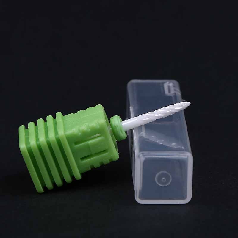 Paznokcie ceramiczne zestaw wierteł 3/32 "cholewka robić maszyna elektryczna salon manicure pliki 2.35mm paznokcie ceramiczne sztuki wiertła plik polski: C
