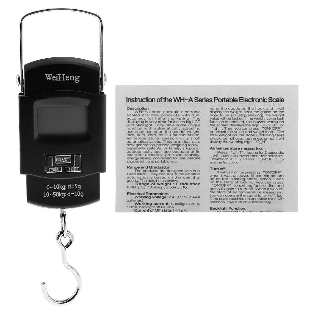 WH-A08 50Kg Lcd Dual Nauwkeurigheid Elektronische ... – Grandado
