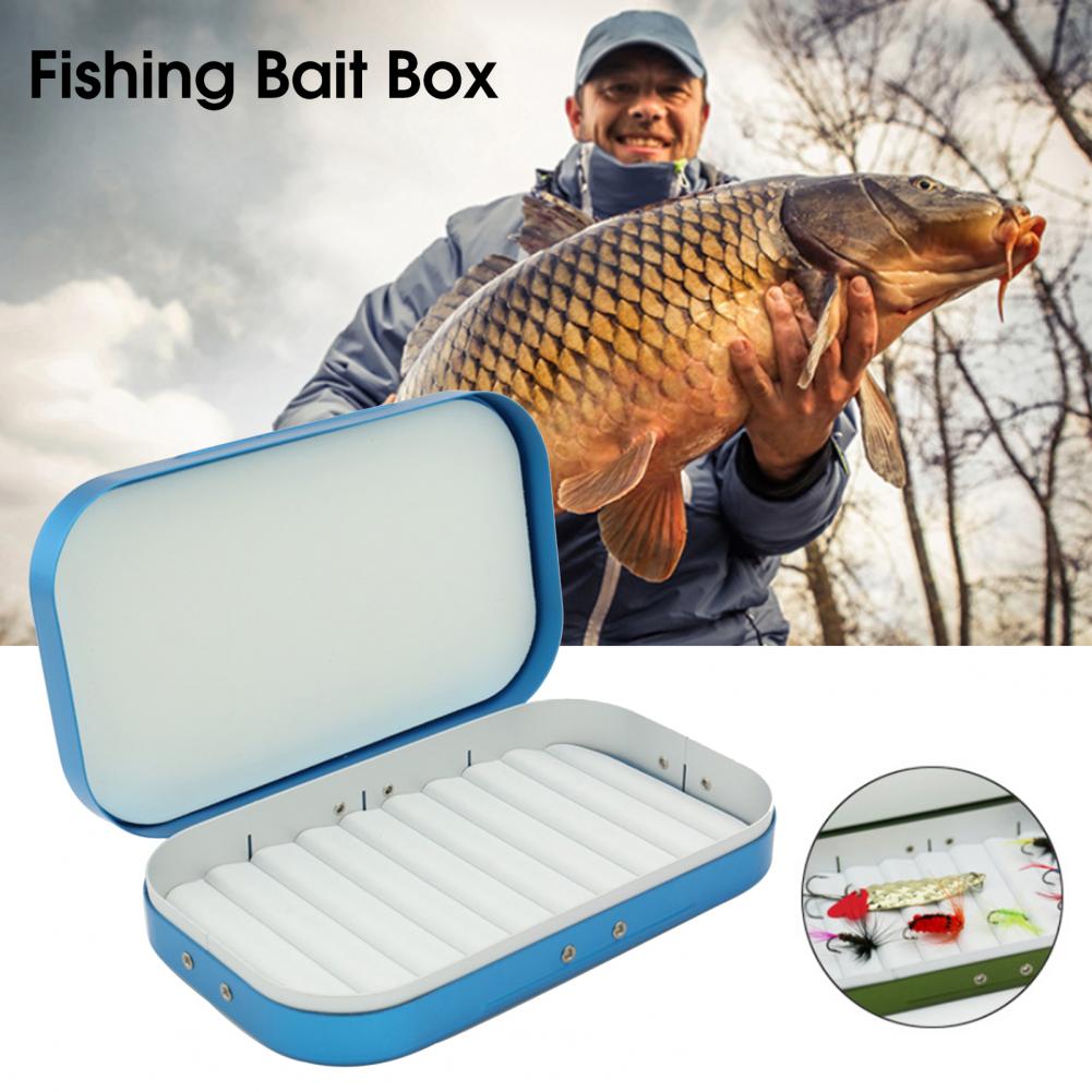 Clamshell Lure Hook Box Easy Using Convenient Fishing Bait Box High Hardness Fishing Tackle Box Sea Fishing Accessory