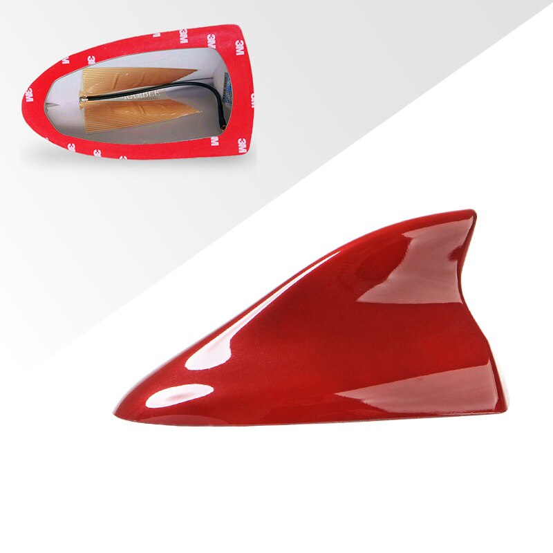 Wanderung Hai Flosse Antenne für Nissan Qashqai,Qashqai J10 NJ10 JJ10 J11, Auto Hai Flosse Antenne, zubehör 2007: rot Standard Stil