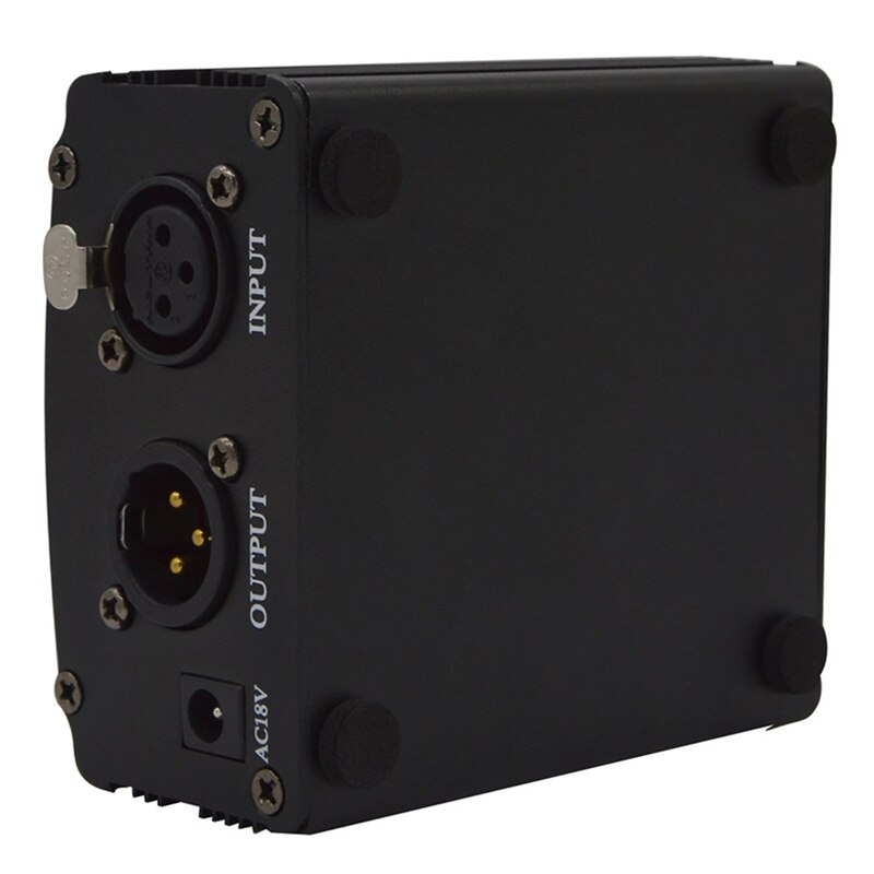 48V Dc Phantom Power Supply Genuine For Studio Recording Condenser Microphone Computer