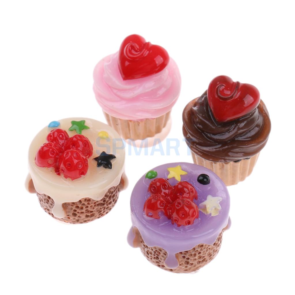 1/12 Schaal Poppenhuisminiaturen Cake Dessert Voedsel Miniatuur Cupcake