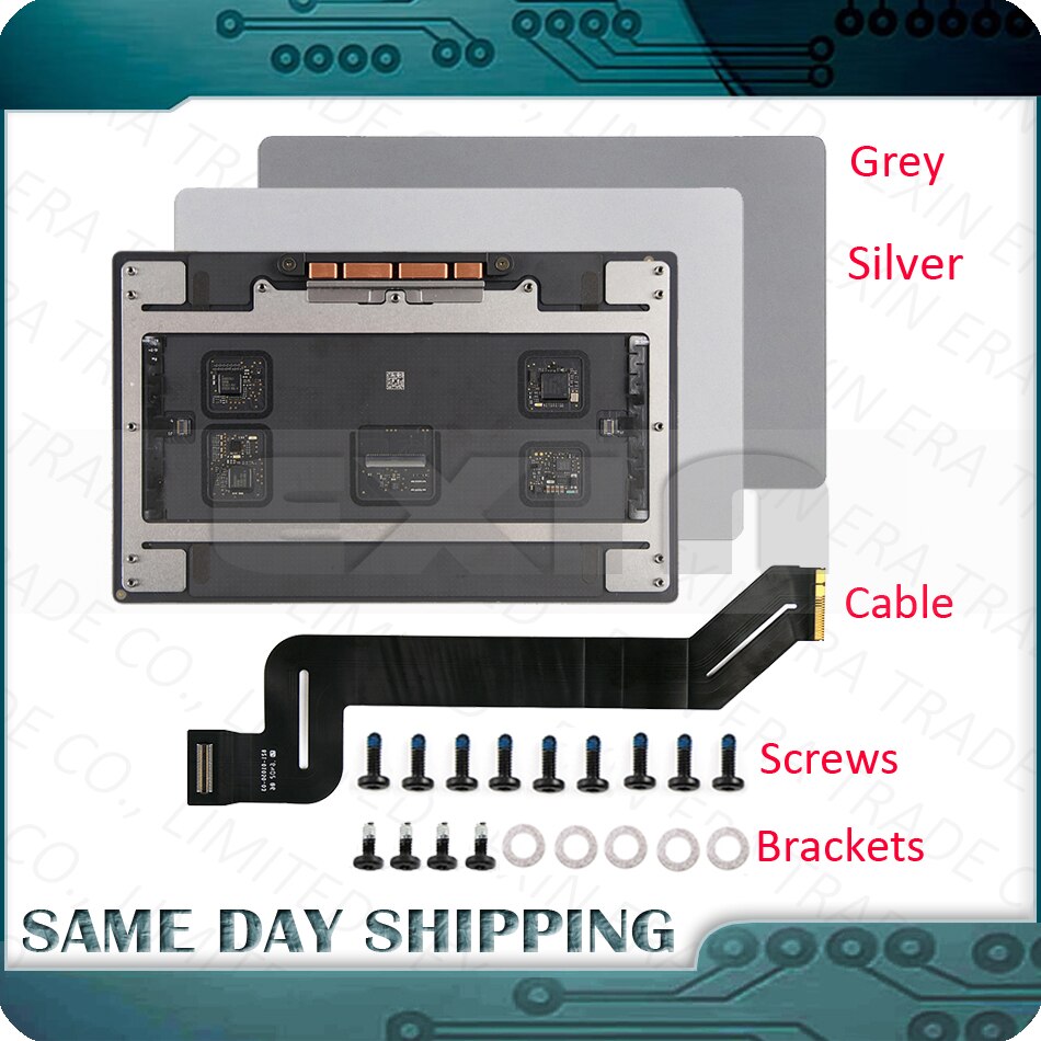 Silver Touch Pad for Macbook Pro Retina 15" A1707 Force Touchpad Trackpad Late Mid Year EMC 3072 EMC 3162