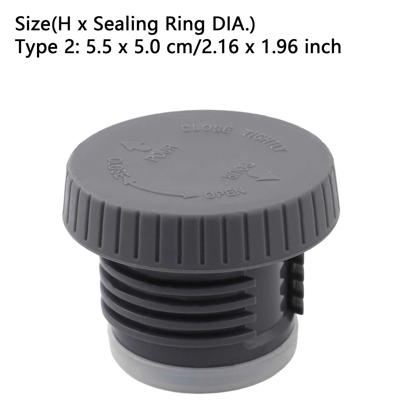 Universal Thermoses Bottle Inner Covers Stopper Plastic Vacuum Flask Insulation Cup Cap Reusable Leakproof Drinking Kettle Lid