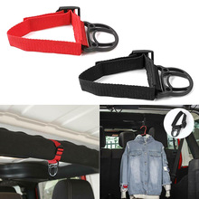 1 paire arceau patère cintre pour Jeep pour Wrangler JK JL illimité Ultra-stable Auto rouge/noir patère