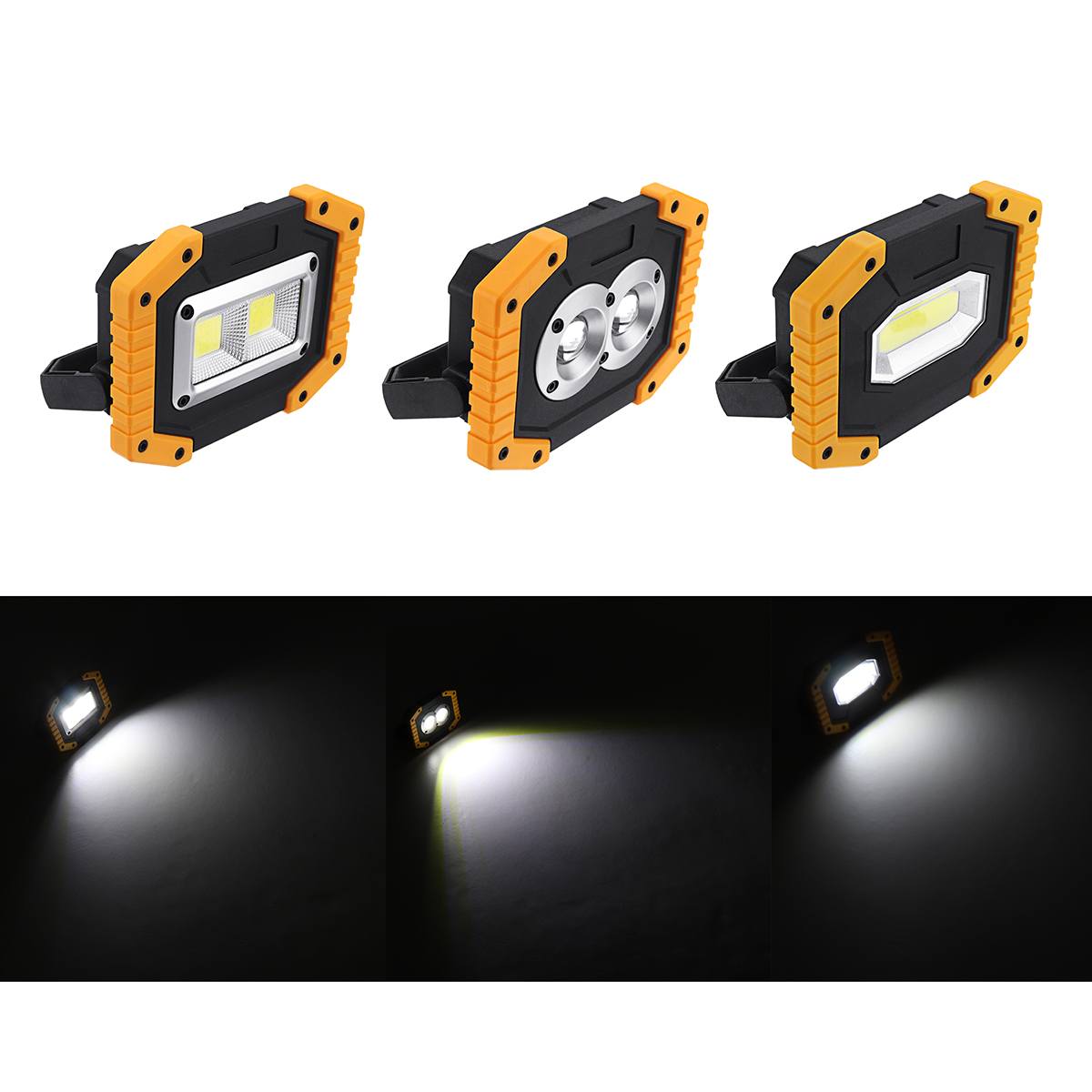 30W COB GELEID Oplaadbare Werk Licht Emergency Lamp Hand Fakkel Camping Tent Lantaarn USB Opladen Draagbare Power Bank Zoeklicht