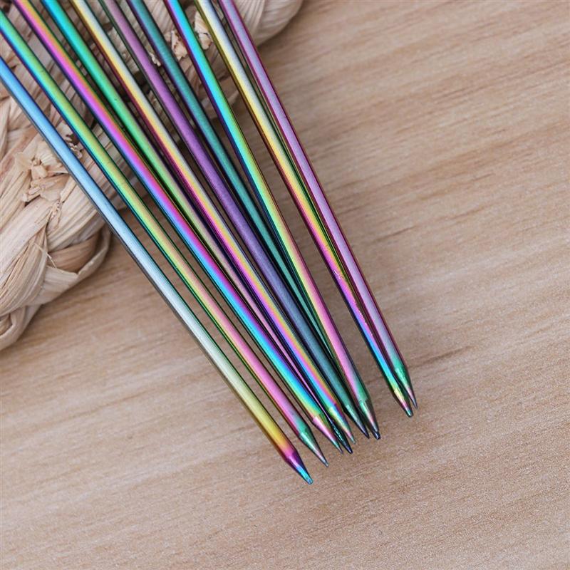 10pcs Stainless Steel Cocktail Picks Fruit Sticks Toothpicks Appetizer Pick for Party Bar (Square Head)
