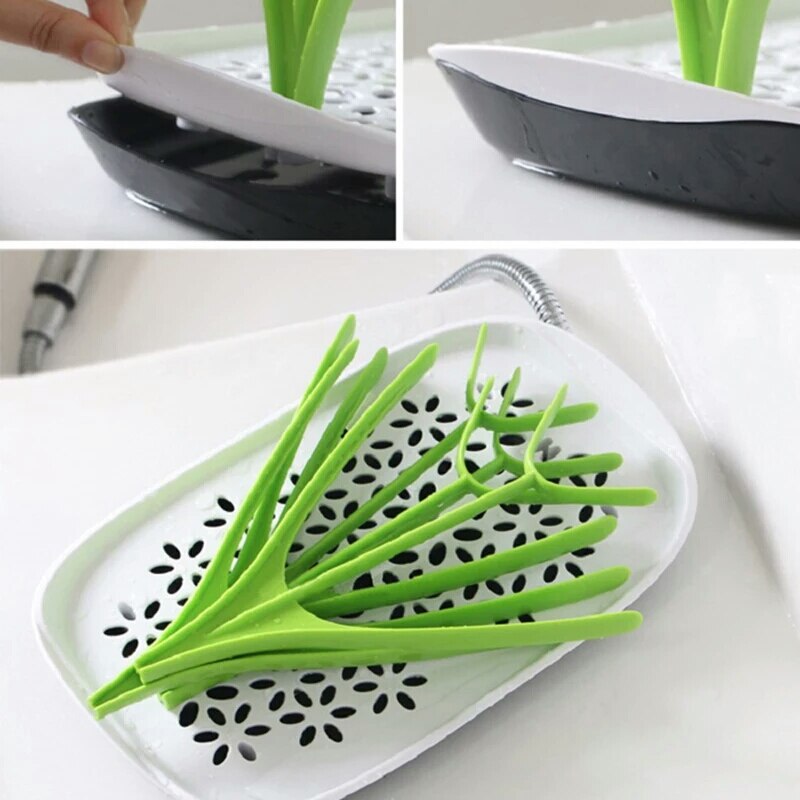 Babyflaskor torkställ babyflaskhållare rengöring torktumlare avloppsstativ trädform rack för babyflaskor avtagbara