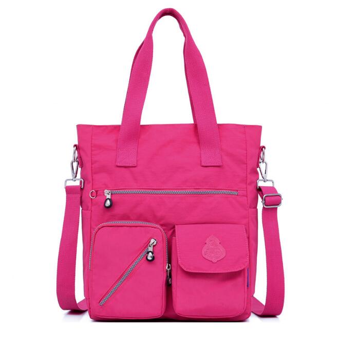 Mummy Bag Diaper Bags Portable Backpack Maternity Nappy Bag Mother Large Handbag Multifunction: BXY081A-pink