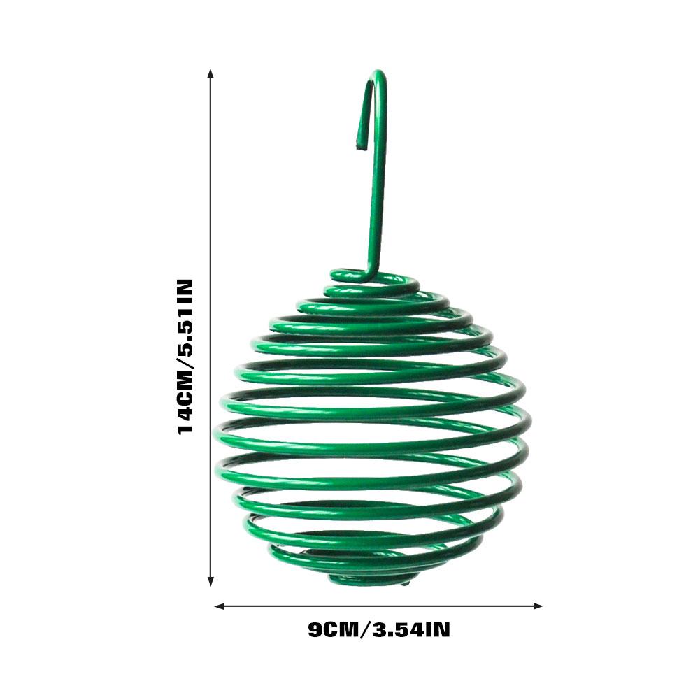 Bird Feeder Hand-blown Glass Hanging Hummingbird Feeder Garden Wild Bird Drinking Fountain Feeding Station Food Container: Green