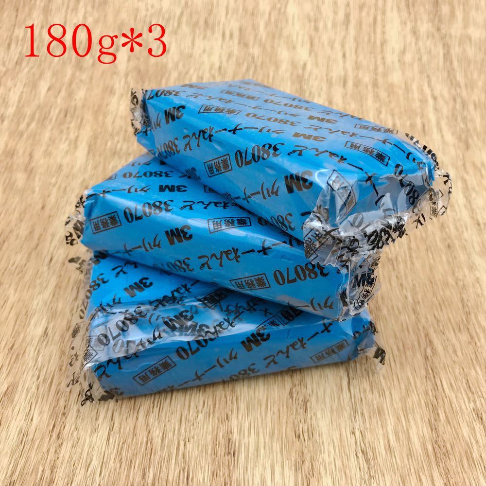 180g/piece Reusable Clay for Auto Paint Cleaning 3M Car Clay Bar Magic Blue Automobiles Clean Washing Detailing Care Accessories: 3 pieces