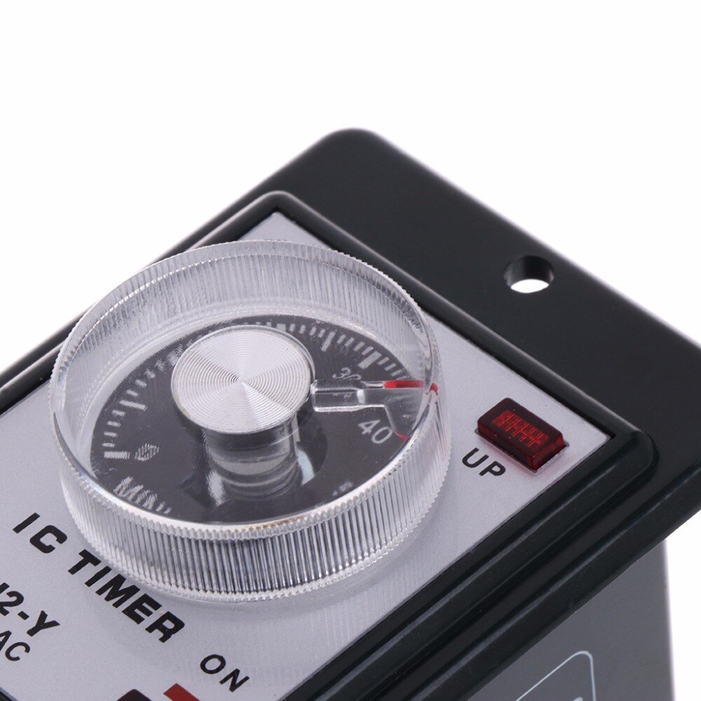 0-60 seconds/minutes Power On Delay Timer Relay With Socket Base AC 220V AH2-Y Time Switch