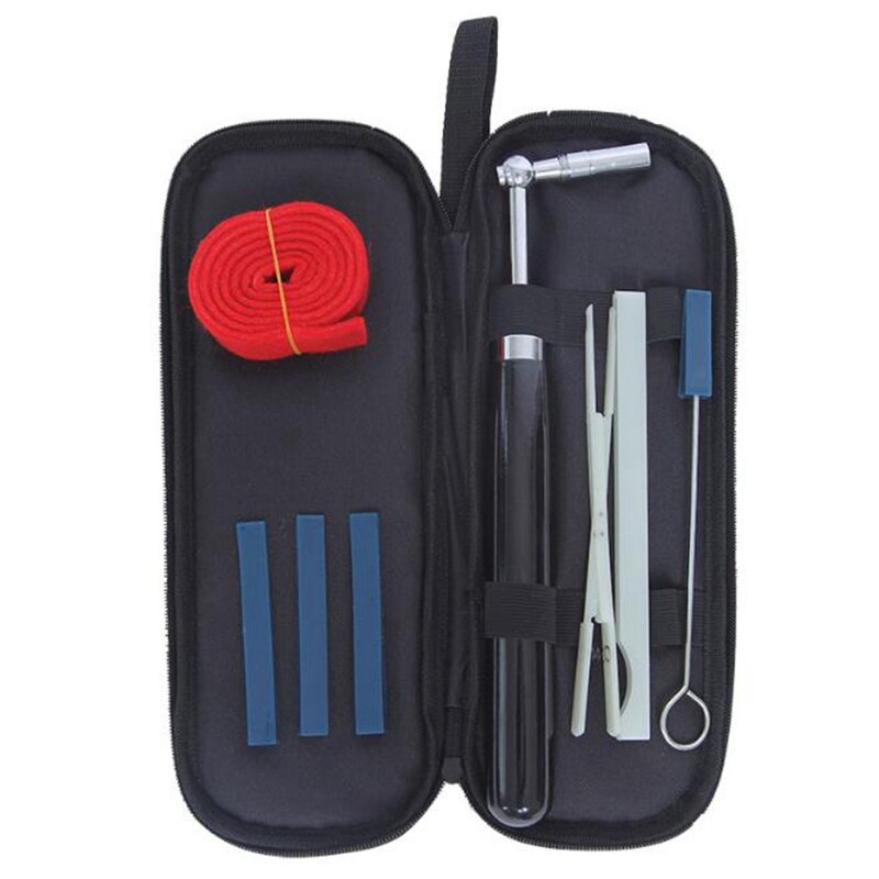 Piano Tuning Kit Piano Tuner Kit 9 Pcs Including Tuning Wrench Hammer, Temperament Strip, Mute Kit