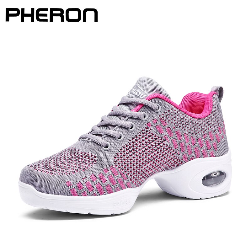 Sports Feature Soft Outsole Breath Dance Shoes Sneakers Woman Practice Shoes Modern Dance Jazz Shoes Sneakers Zapstos Feminino