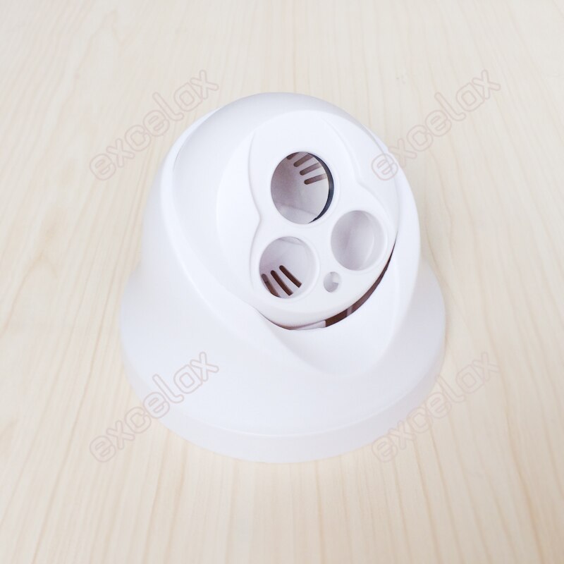 10 kpl/erä joukko led-ir muovinen silmämuna-kupukamerakotelo, koko 75 sisäkameran kotelo kiinteälle objektiiville 62mm 2x led-levyä