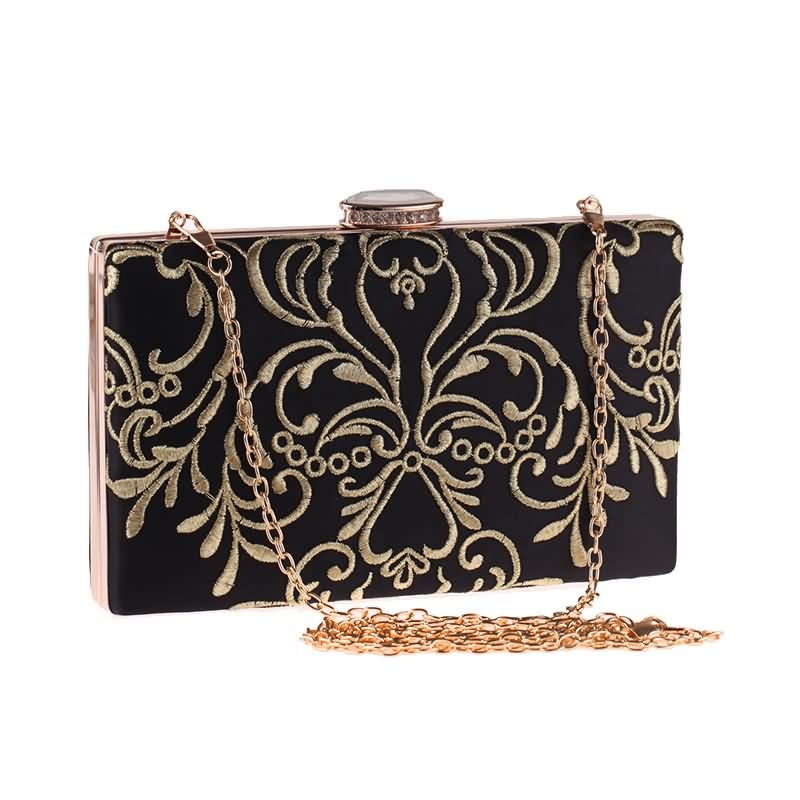 LUXY MOON sac de soirée femmes portefeuille diamant broderie fleur embrayage sac à main mini petits sacs à main portefeuille sacs à bandoulière ZD842