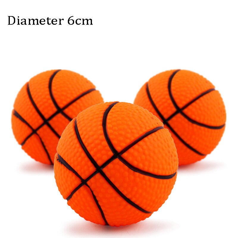 1 st diameter 6cm pipiga hundboll leksaker för små hundar gummi tugga valp leksak hund prylar hundar leksaker husdjur brinquedo cachorro: Basket 1 st