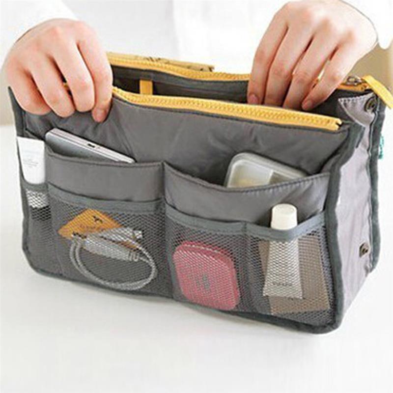 Makeup Bags Large Capacity Nylon Cosmetic Storage Bag Travel Insert Organizer Handbag Purse Makeup Bag For Women Female