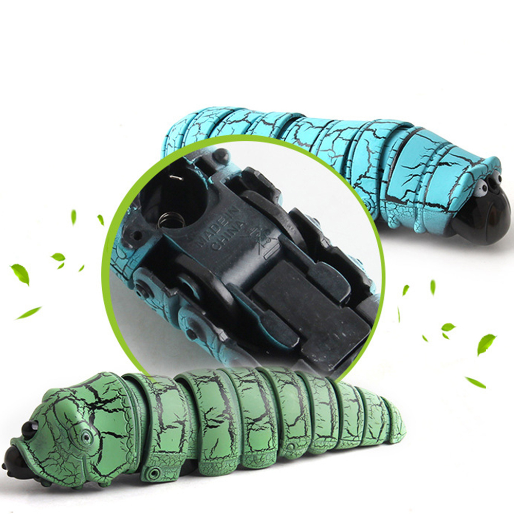 Remote Control Caterpillar Toys Infrared Induction Remote Control Caterpillar Animal Insect Electric Toy Christmas Kids Toy