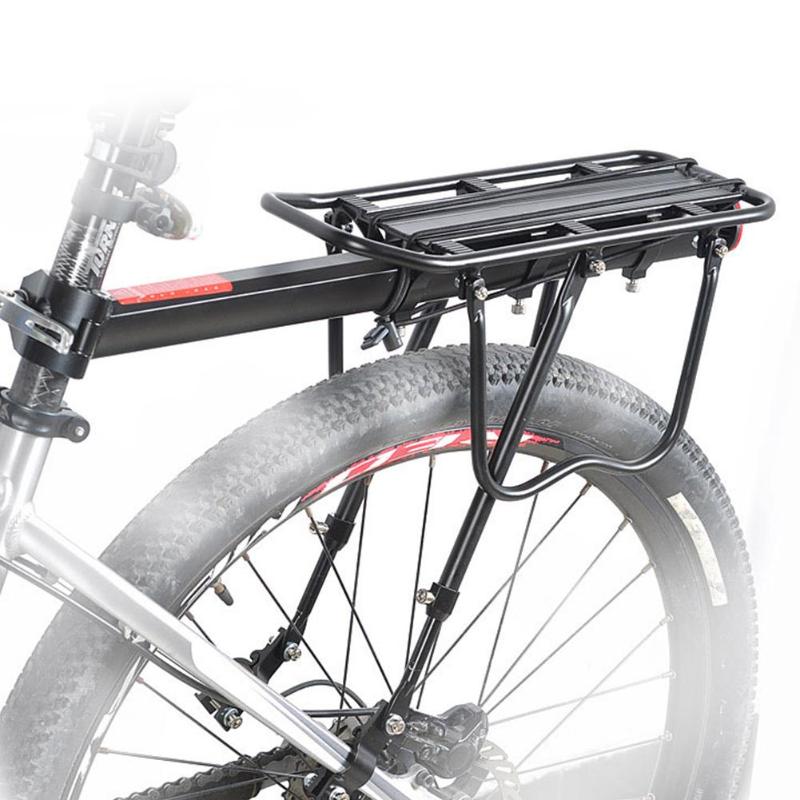 Fiets Rack Fiets Achter Plank Fietsen Bagage Bagagedrager Kofferbak Racefiets Mtb Cargo Ondersteuning Met Licht Reflecterende Plaat