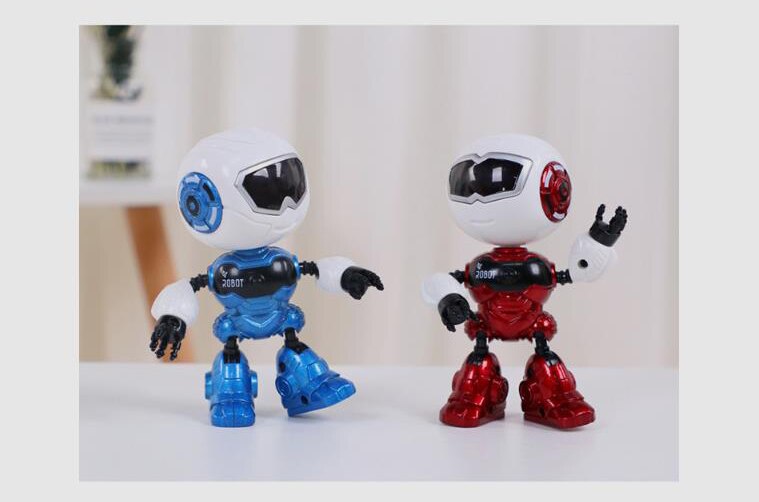 The Second Generation Of Alloy Robot Steam Smart Toy Version DIY Gesture Electronic Removable Doll Head Touch Sensor LED Light
