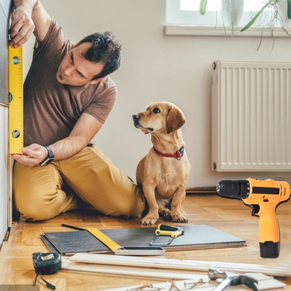 Electric drill Electric screwdriver Rechargeable screwdriver Multifunctional rechargeable electric drill Wood iron tile