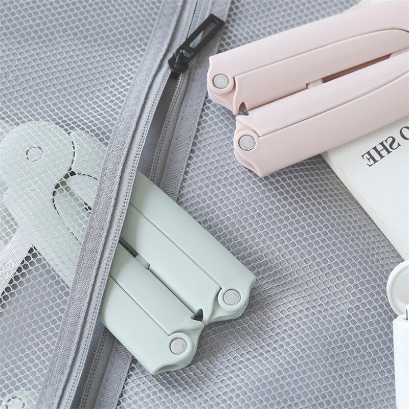 Foldbar bærbar tøjbøjle plastik bøjler multifunktion rejse foldbar bøjle hjemmeopbevaring bøjler undertøj tørrestativ