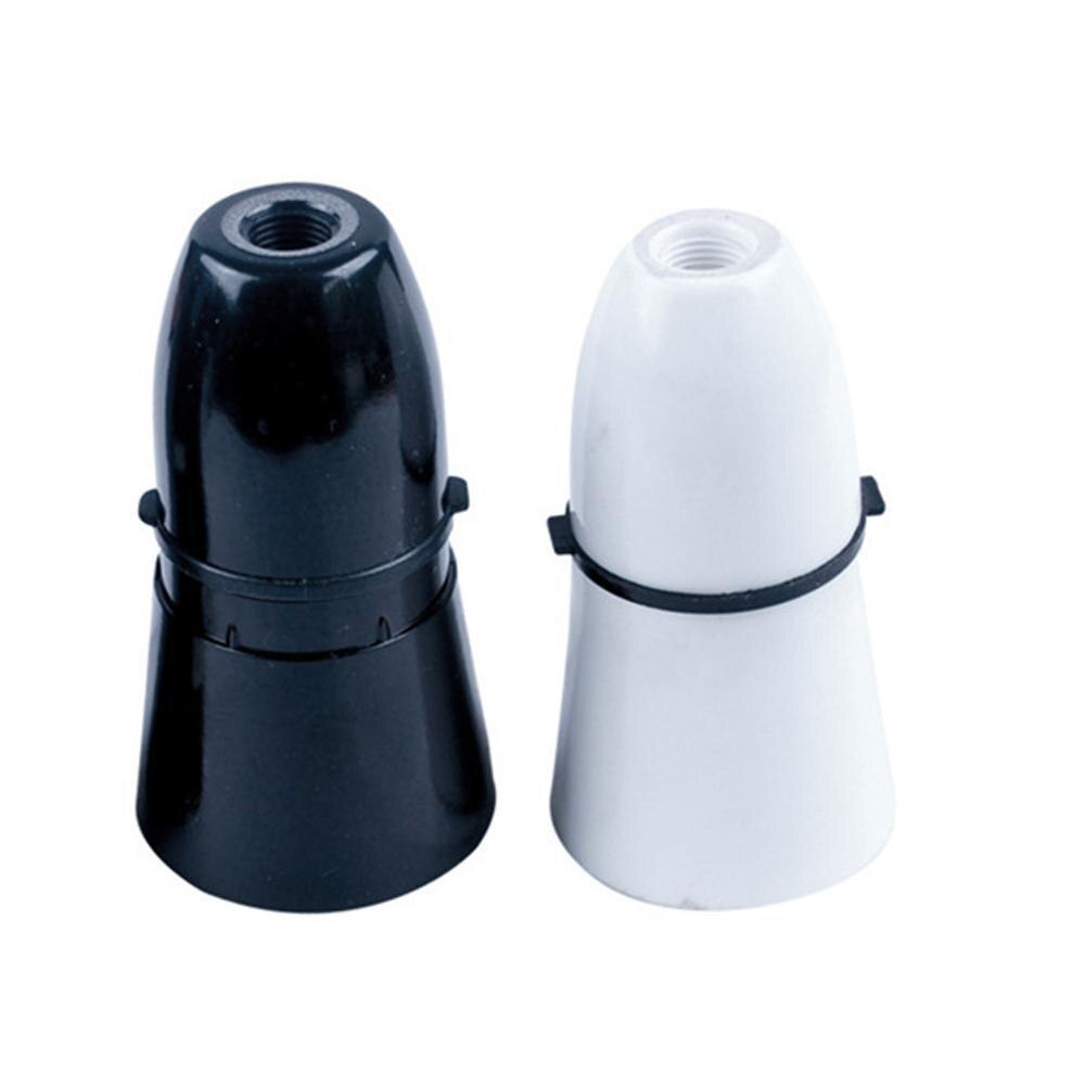 1pcs Black White Plastic Bayonet Lamp Holder B22 Bakelite Socket Living Holder Supplies Home Lamp Room 2A Light 250V Fittin