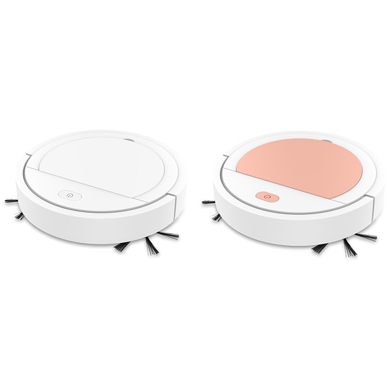 Smart Ultra-Thin Robot Vacuum Cleaners Automatic ing Cleaner Home Cleaning Tool Housework ligent Broom er: Pink