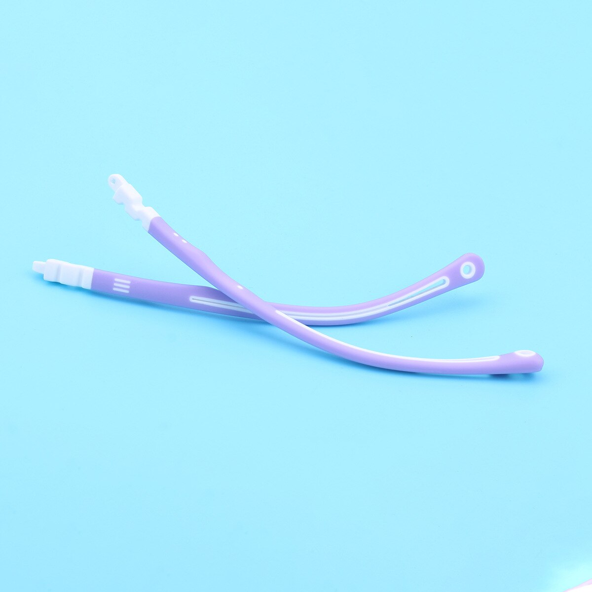 Patillas de gafas de silicona para niños, accesorios universales para gafas, repuesto de reparación de lentes de tornillo, para estudiantes: Purple