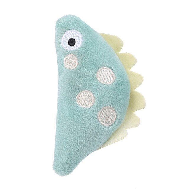 Cat Toy Mini Cat Grinding Catnip Toys Funny Interactive Plush Cat Teeth Toys Pet Kitten Chewing Toy Claws Thumb Bite Pet Supply: 13Green Fish