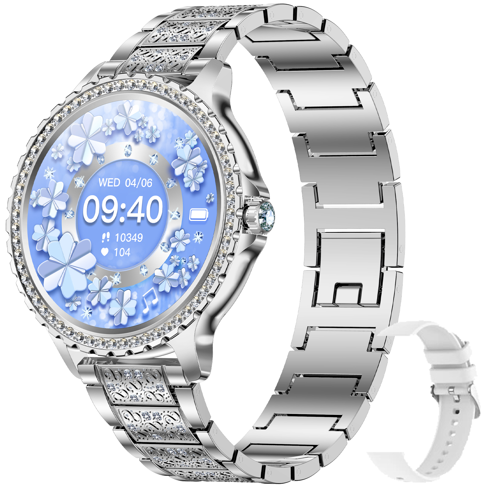EIGIIS-Montre intelligente I58 pour femme, écran HD 2024 ", montres de sport à la , appel Bluetooth, moniteur de santé, étanche IP67, , 1.32: Rouge