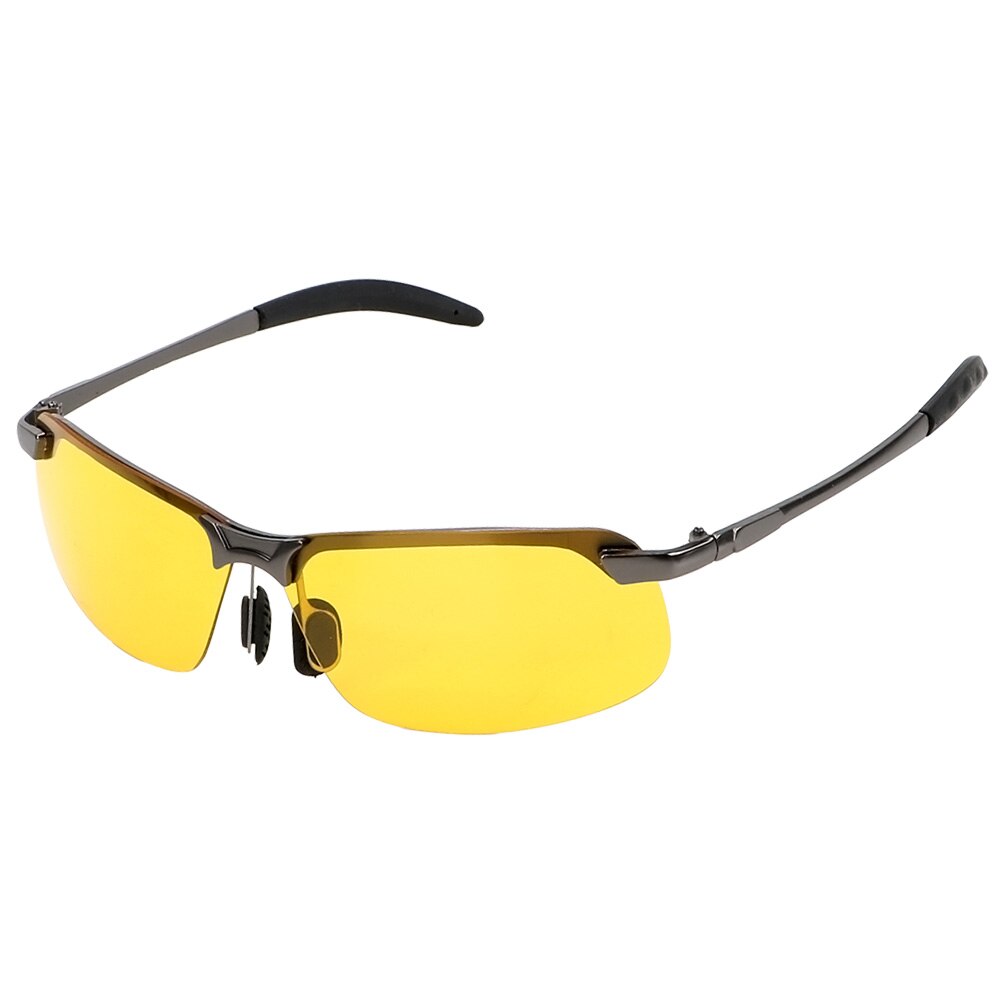 Polarized Sunglasses Night Vision Sun Glasses Car Styling UV Protection Eyewear UV400 Driving Glasses Car Driver Goggles: Gun Black