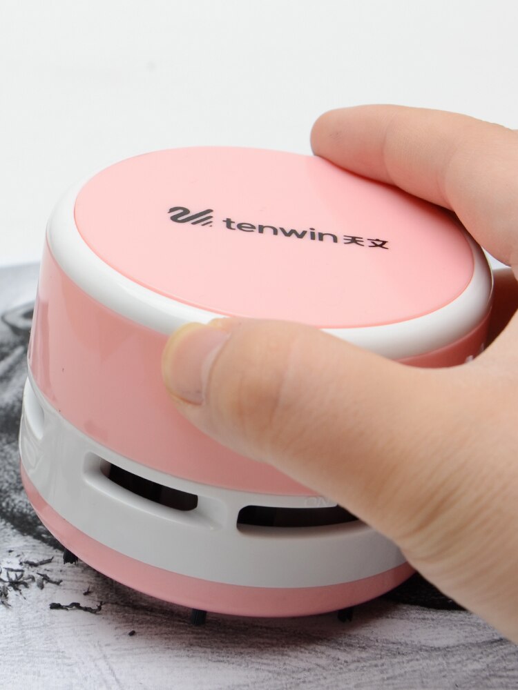 Desk Vacuum Cleaner Mini Dust Cleaner Desktop Keyboard Cleaner Rubber Dust Collector For School Classroom Office School Supplies