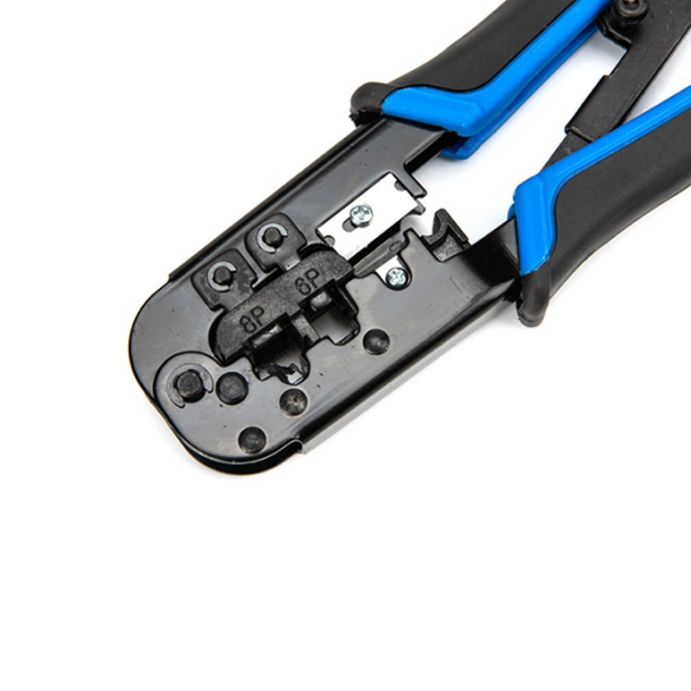 RJ45 Crimper Tool RJ11 Cat5e Cat6 Cable Crimping Tool Network Pliers Tool 8P/6P Multi-function Cable Pliers Peeling Shear